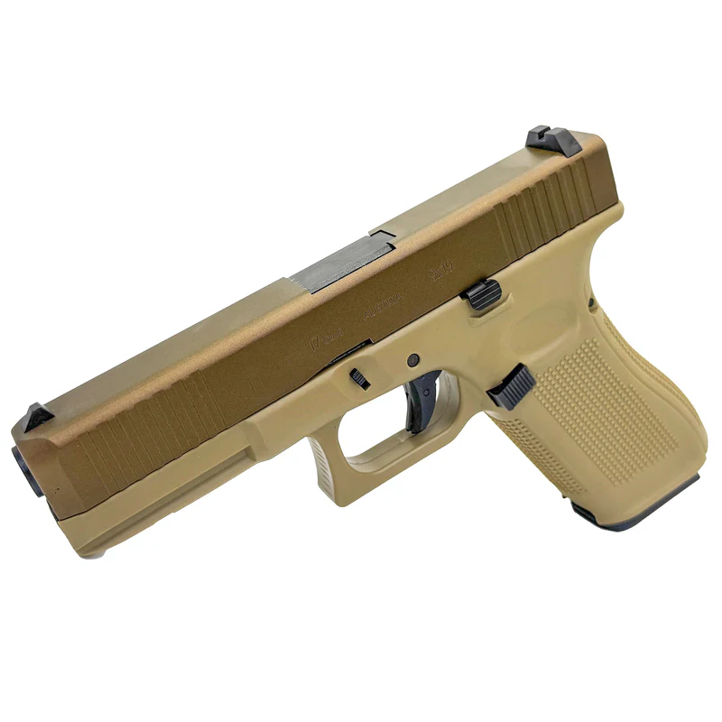 バンダイナムコ レバルアームクロック ゴールド Golden Eagle G17X Metal Green Gas Blowback Pistol - Gel Blaster