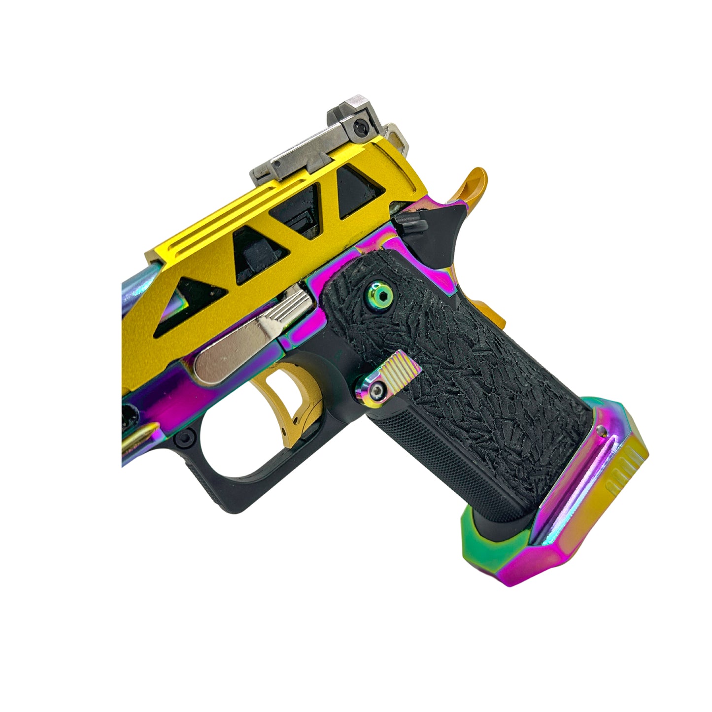"Trippy Gold" Competition Custom 5.1 Hi-Capa - Gel Blaster (Metal)