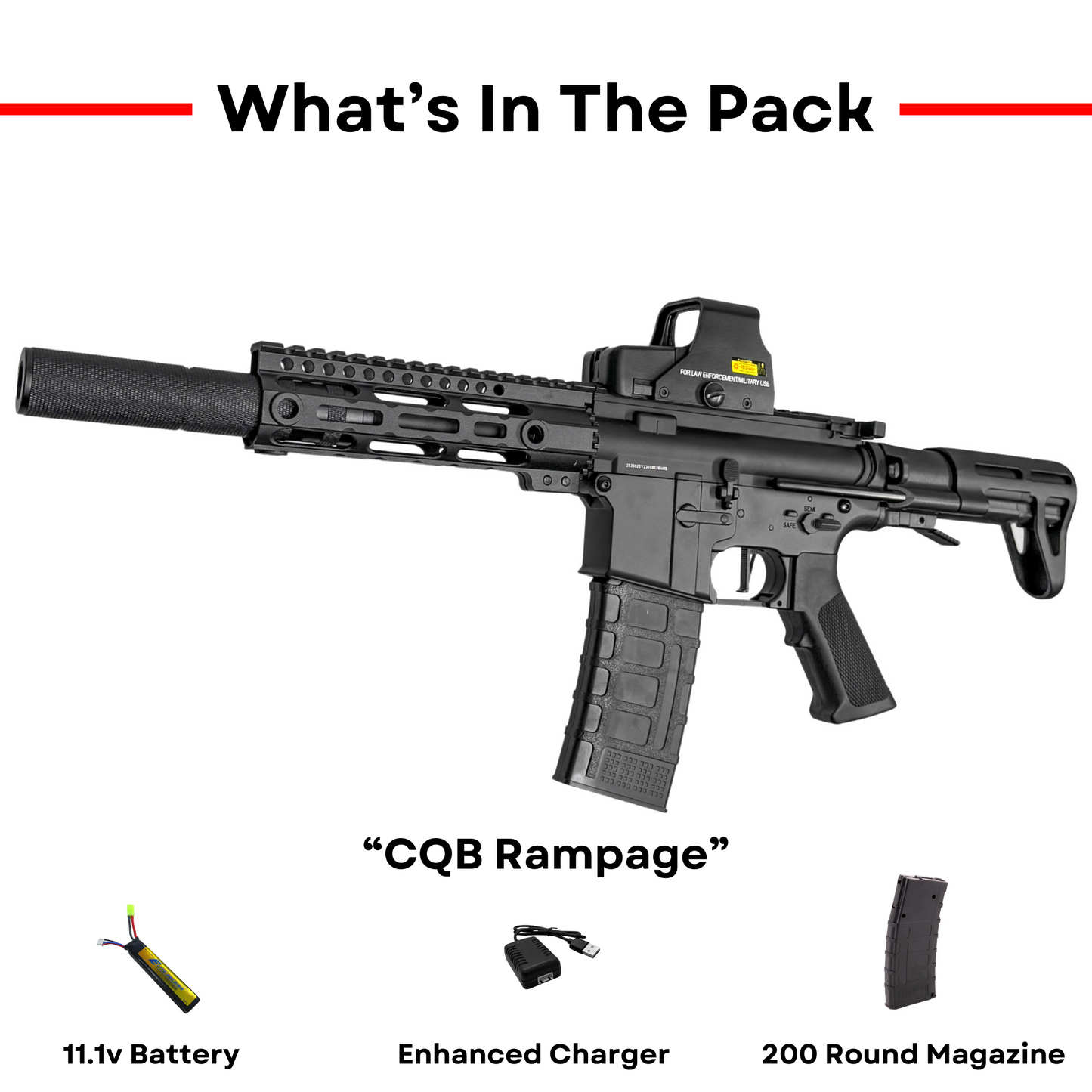 "CQB Rampage" GBU Custom - Gel Blaster