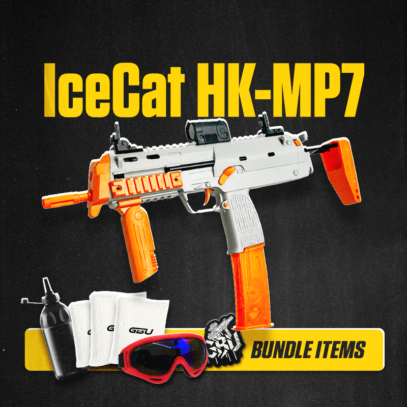 ICECAT HK-MP7 Electric SMG - Gel Blaster (Orange)