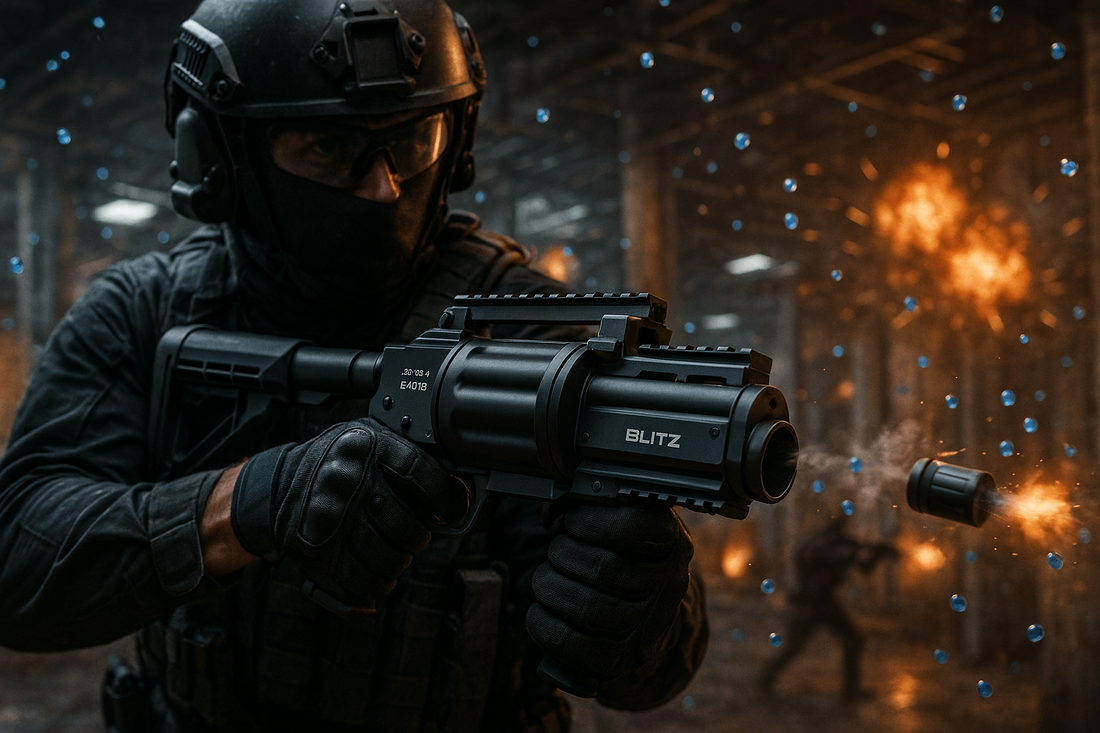 Top Gel Blasters in Australia 2025 - Featuring the Golden Eagle Blitz Grenade Launcher
