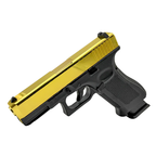 Golden Eagle G19X-Comp Gold Metal Gas Blowback Pistol - Gel Blaster