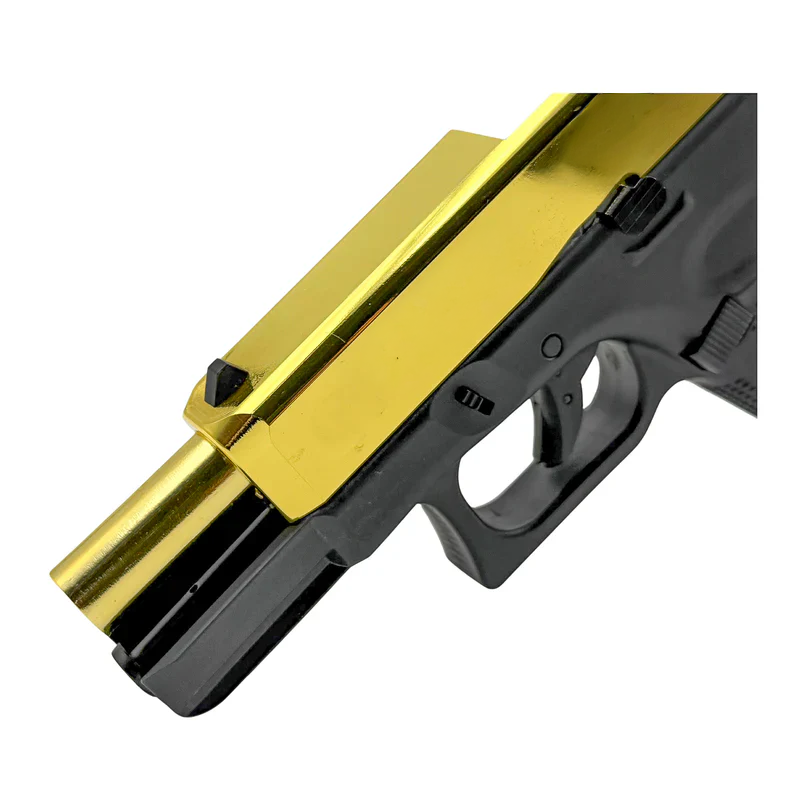 Golden Eagle G19X-Comp Gold Metal Gas Blowback Pistol - Gel Blaster