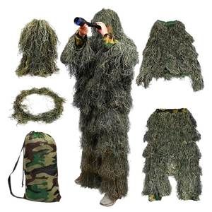 Tactical 5 Piece Camo Ghillie Suit (Universal Fit M/L)