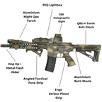 "Beast Ops" Comp GBU Custom - Gel Blaster (Metal)