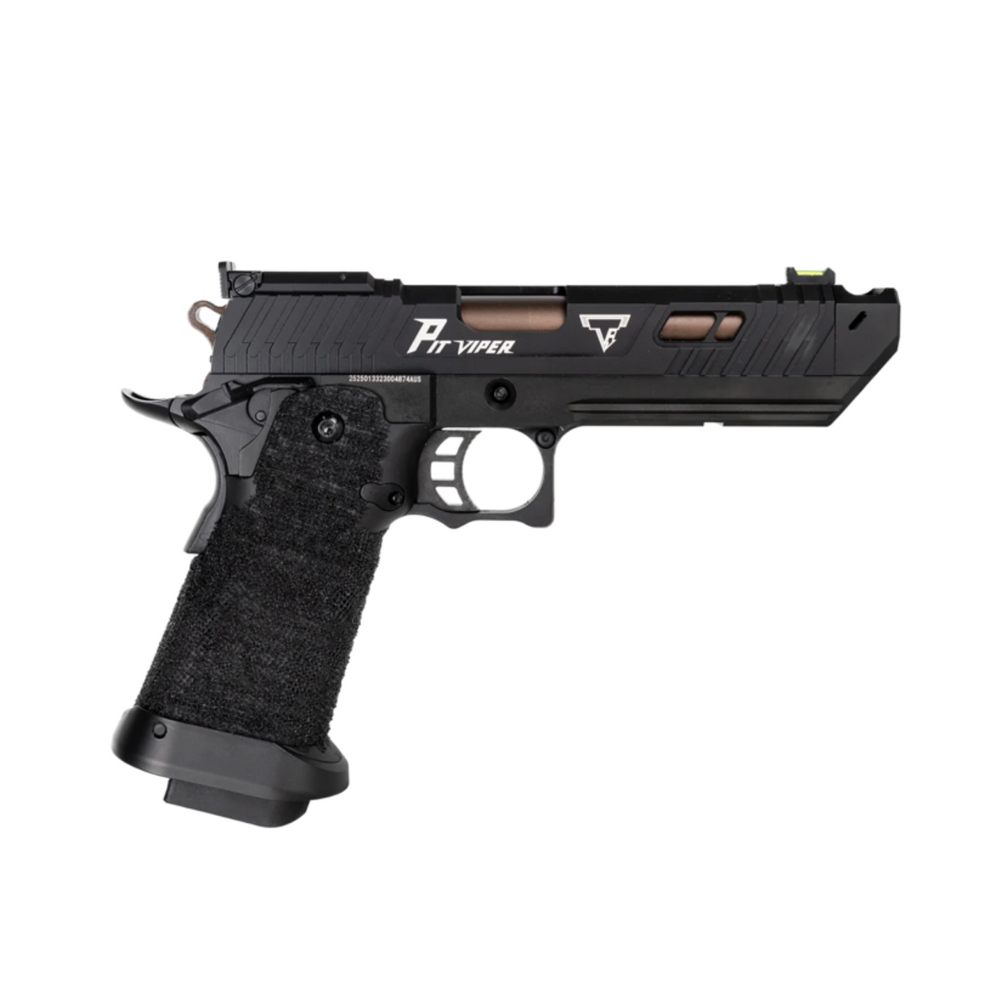 Golden Eagle 3356 TTI Pit Viper John Wick 5.1 Hi-Capa Green Gas Pistol - Gel Blaster