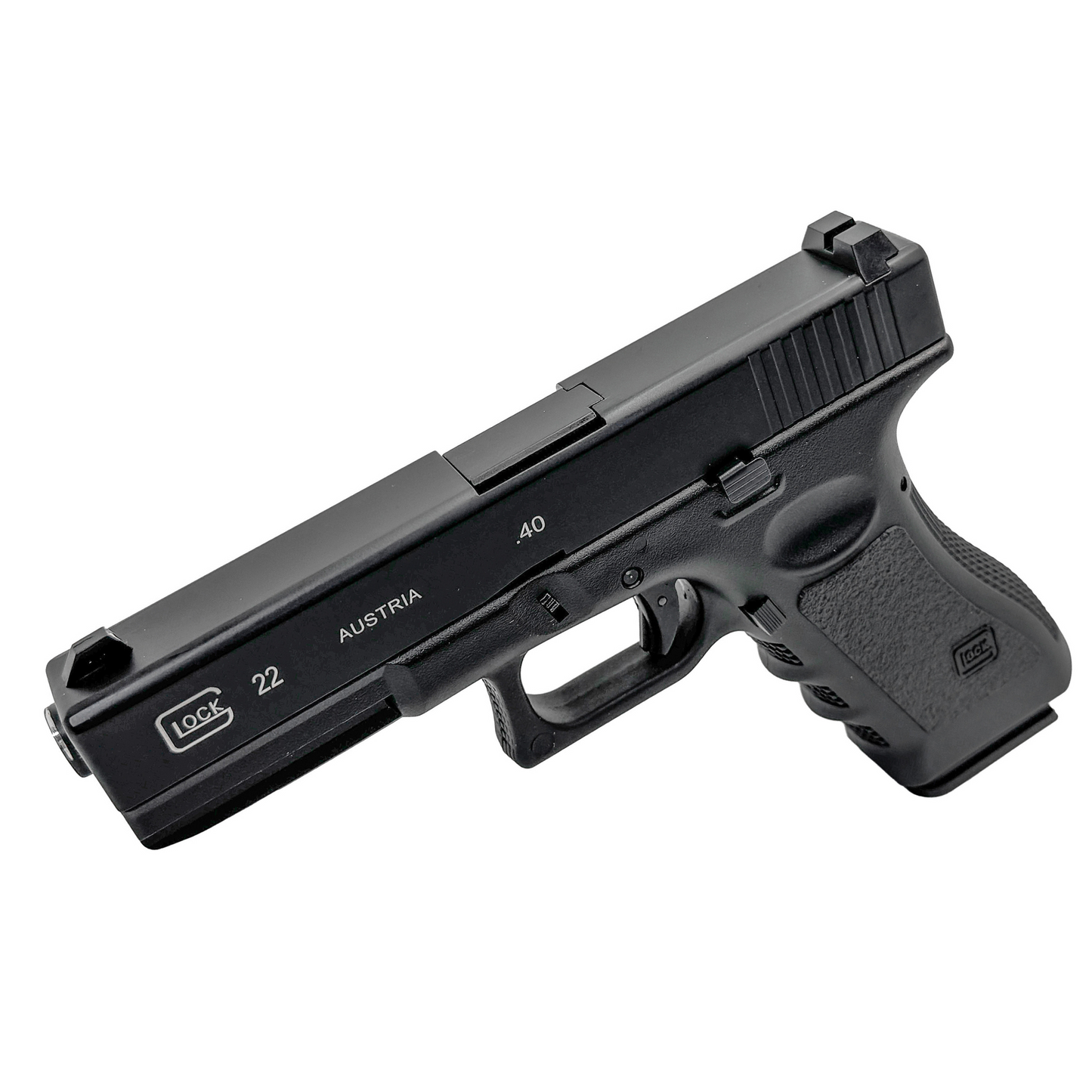 Double Bell 766 G22 Metal Green Gas Blowback Pistol - Gel Blaster