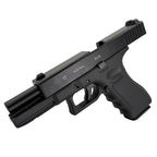 Double Bell 721 G17 Metal Green Gas Blowback Pistol - Gel Blaster