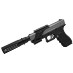 FX Manual Metal Slide Tactical G-Pistol - Gel Blaster