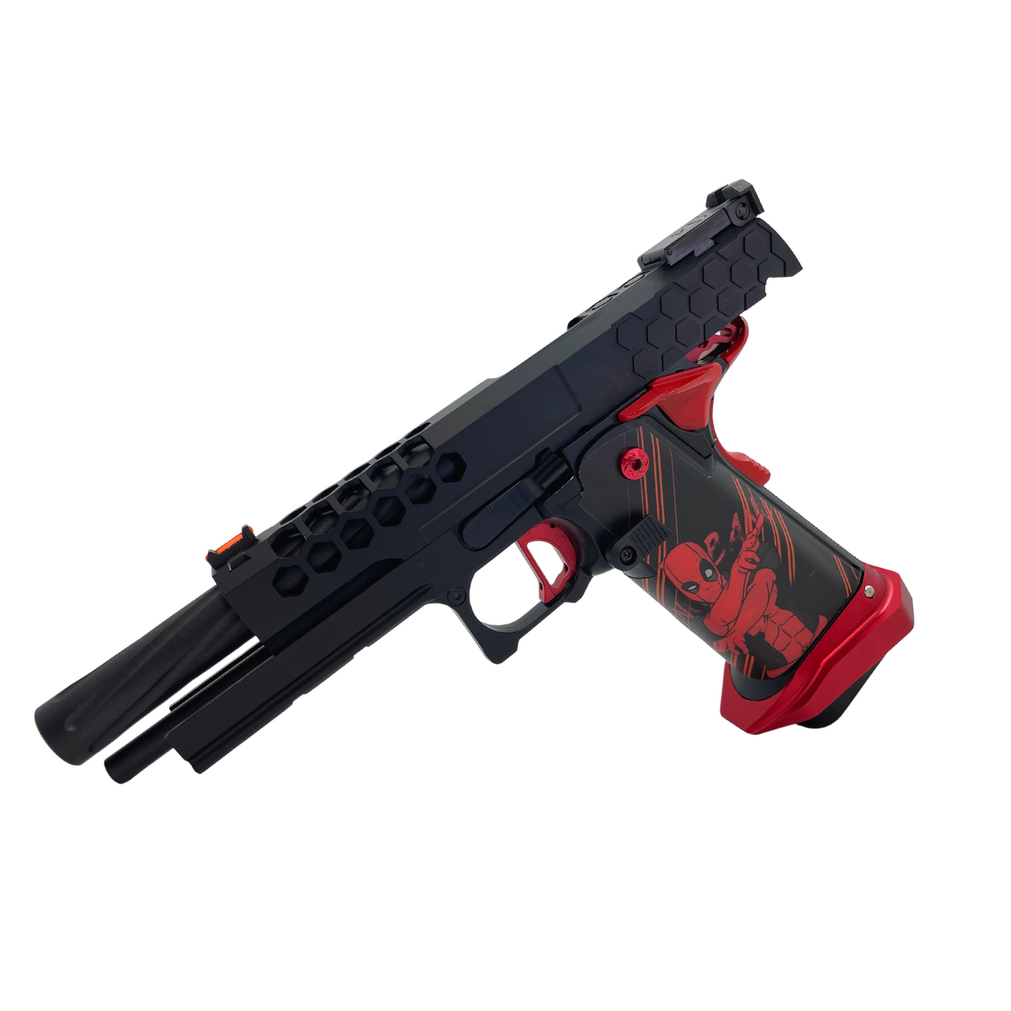 "Deadpool" Custom GBU Hi-Capa 5.1 Gas Pistol - Gel Blaster