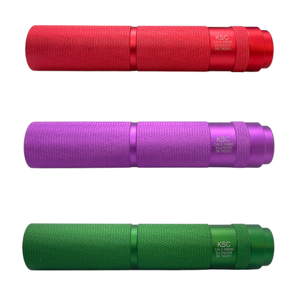 Coloured KSC Sound Amplifiers Aluminium 14mm Reverse Thread Suppressor