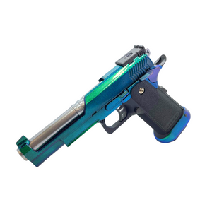 "Aqua Shift" GBU Custom Green Gas Pistol - Gel Blaster