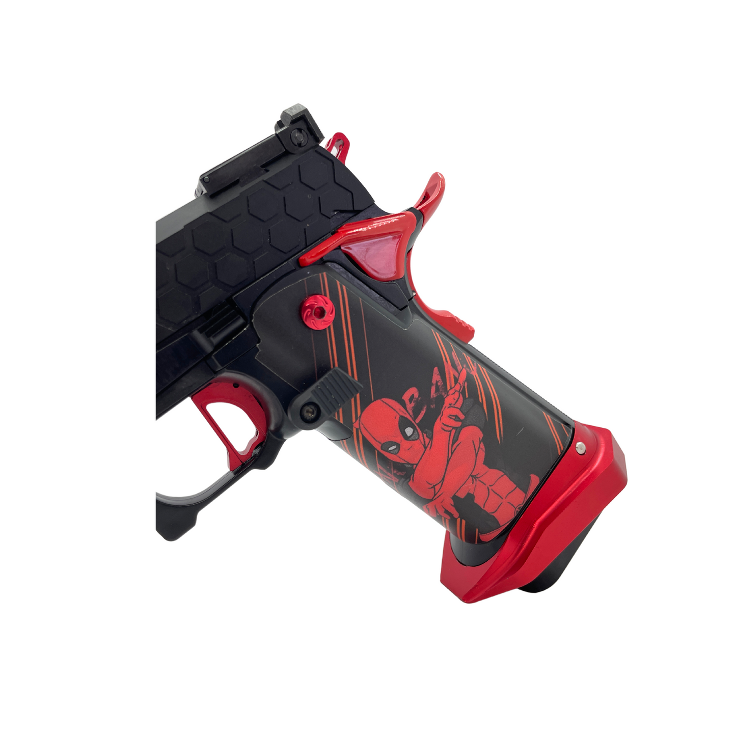 "Deadpool" Custom GBU Hi-Capa 5.1 Gas Pistol - Gel Blaster
