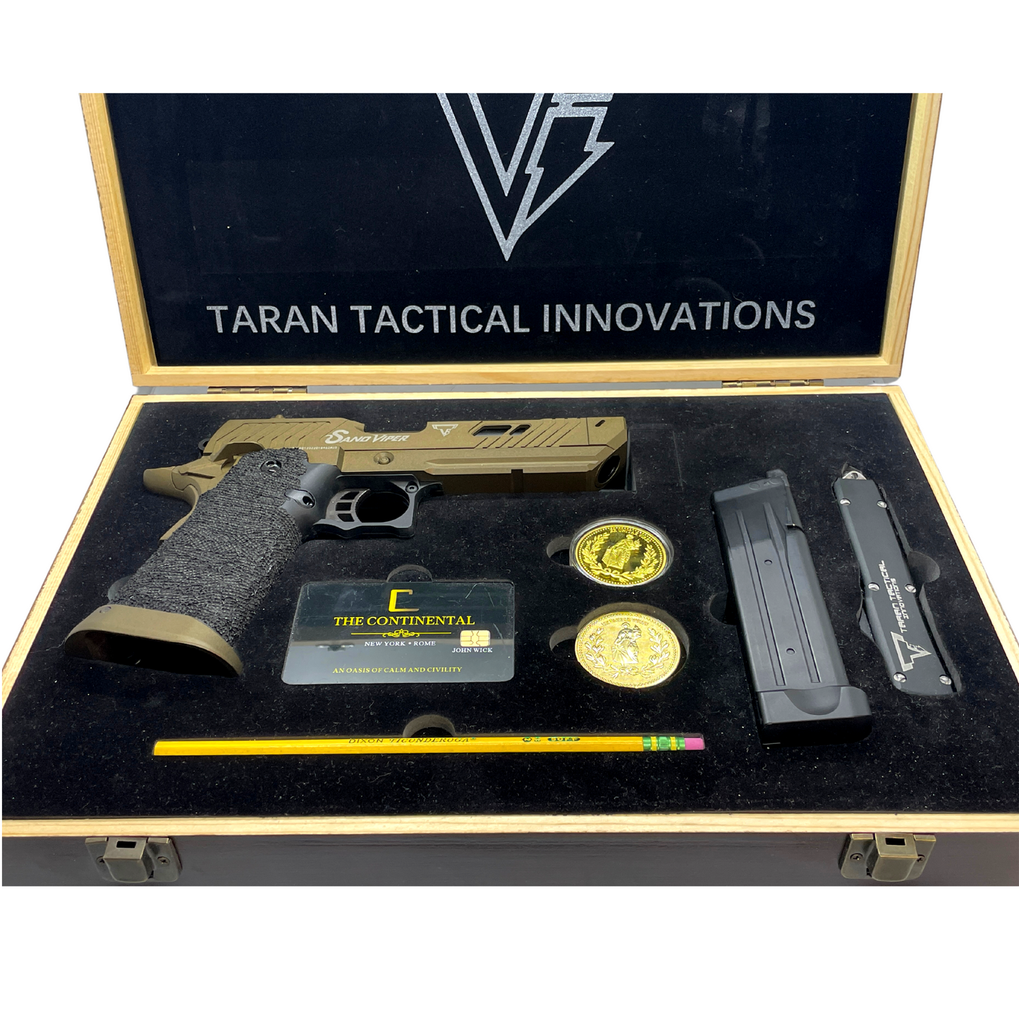John Wick 4 "Luxury Edition" TTI Hi-Capa Sand Viper Box Set - Gel Blaster