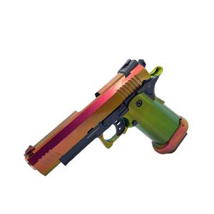"Rainbow" GBU Custom Green Gas Pistol - Gel Blaster