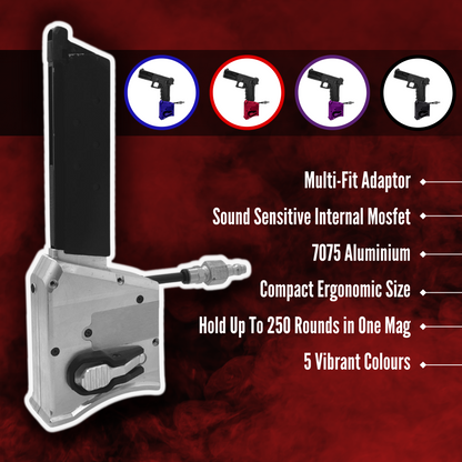 Aluminium HPA Multi-Fit Electric Pistol Adaptor Kit